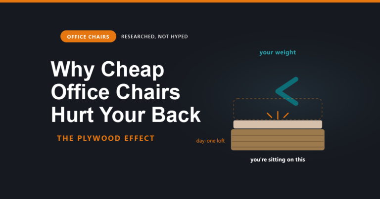 why cheap office chairs hurt your